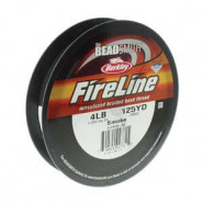 Fireline Perlenfaden 0.12mm (4lb) Smoke grey - 114.3m